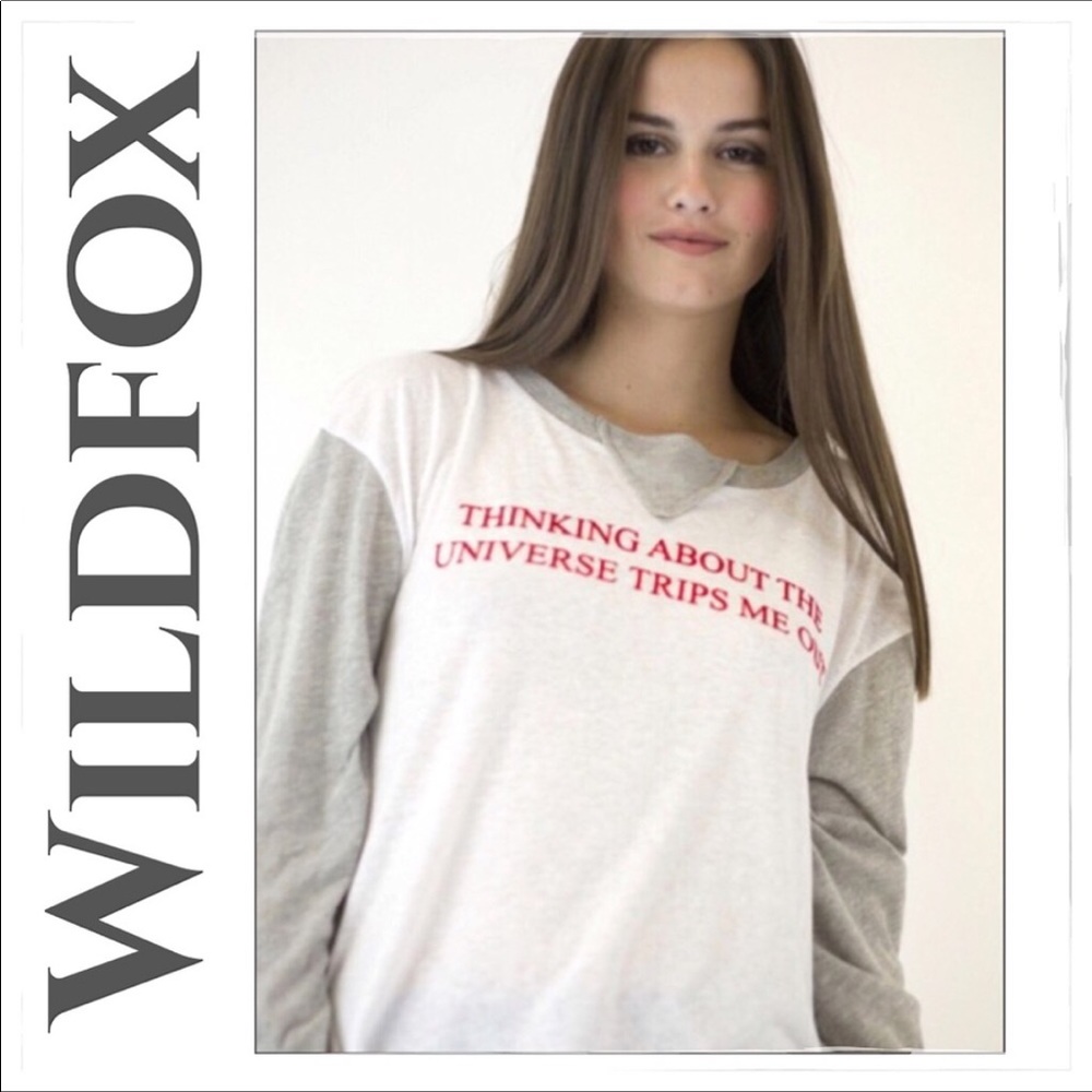 ❄️❋ Sold Out ❋ Wildfox “Tripped Out” Baseball Tee